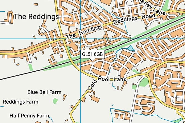 GL51 6GB map - OS VectorMap District (Ordnance Survey) GL51 6GB map - OS VectorMap District (Ordnance Survey)