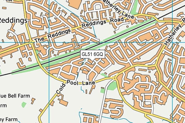 GL51 6GQ map - OS VectorMap District (Ordnance Survey) GL51 6GQ map - OS VectorMap District (Ordnance Survey)