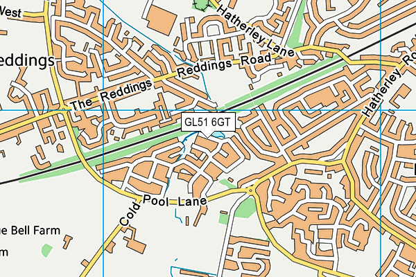 GL51 6GT map - OS VectorMap District (Ordnance Survey) GL51 6GT map - OS VectorMap District (Ordnance Survey)
