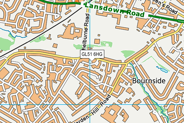 GL51 6HG map - OS VectorMap District (Ordnance Survey) GL51 6HG map - OS VectorMap District (Ordnance Survey)