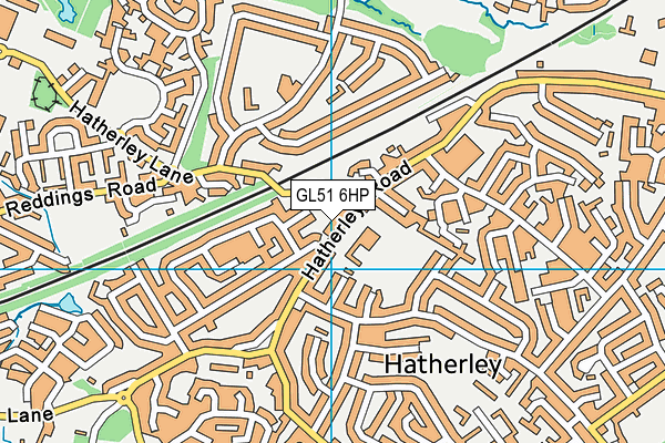 GL51 6HP map - OS VectorMap District (Ordnance Survey) GL51 6HP map - OS VectorMap District (Ordnance Survey)