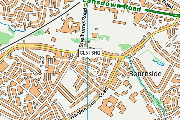 GL51 6HQ map - OS VectorMap District (Ordnance Survey) GL51 6HQ map - OS VectorMap District (Ordnance Survey)