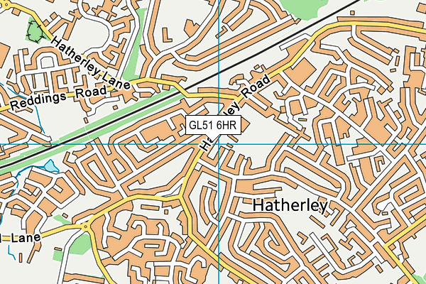 GL51 6HR map - OS VectorMap District (Ordnance Survey) GL51 6HR map - OS VectorMap District (Ordnance Survey)