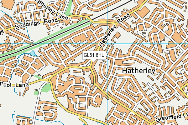 GL51 6HU map - OS VectorMap District (Ordnance Survey) GL51 6HU map - OS VectorMap District (Ordnance Survey)