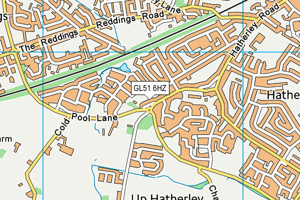 GL51 6HZ map - OS VectorMap District (Ordnance Survey) GL51 6HZ map - OS VectorMap District (Ordnance Survey)