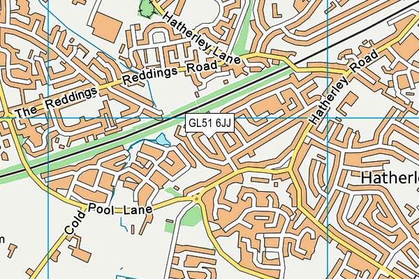 GL51 6JJ map - OS VectorMap District (Ordnance Survey) GL51 6JJ map - OS VectorMap District (Ordnance Survey)