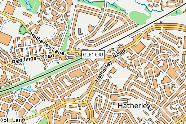GL51 6JU map - OS VectorMap District (Ordnance Survey) GL51 6JU map - OS VectorMap District (Ordnance Survey)
