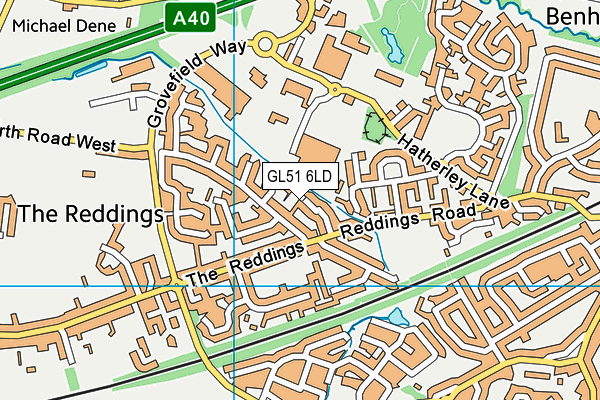 GL51 6LD map - OS VectorMap District (Ordnance Survey) GL51 6LD map - OS VectorMap District (Ordnance Survey)
