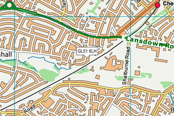 GL51 6LH map - OS VectorMap District (Ordnance Survey) GL51 6LH map - OS VectorMap District (Ordnance Survey)