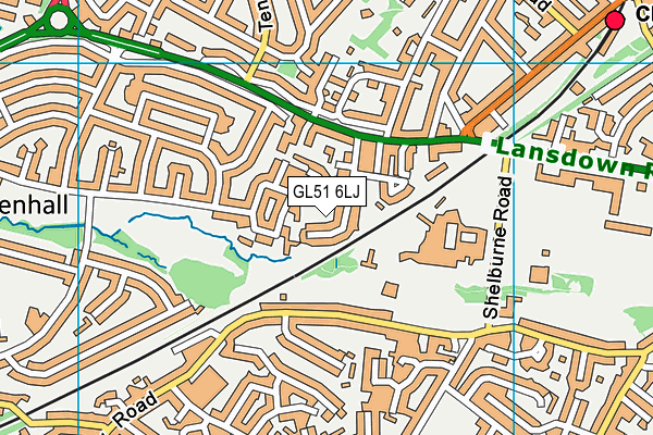 GL51 6LJ map - OS VectorMap District (Ordnance Survey) GL51 6LJ map - OS VectorMap District (Ordnance Survey)