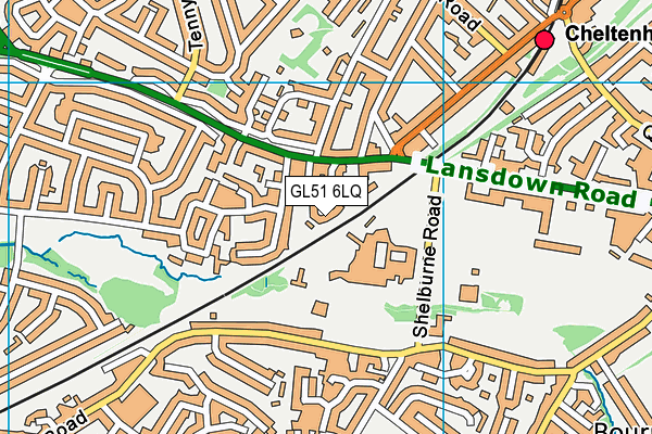 GL51 6LQ map - OS VectorMap District (Ordnance Survey) GL51 6LQ map - OS VectorMap District (Ordnance Survey)