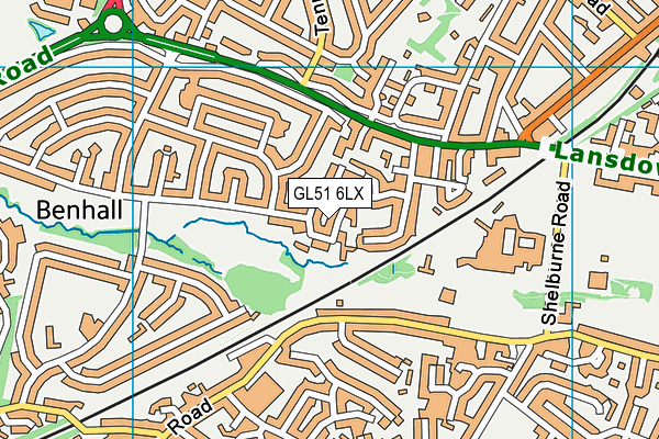 GL51 6LX map - OS VectorMap District (Ordnance Survey) GL51 6LX map - OS VectorMap District (Ordnance Survey)