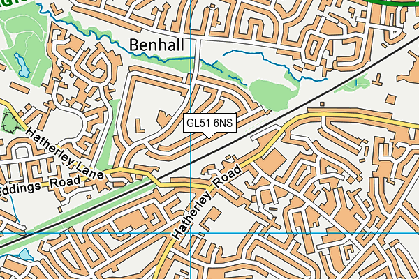 GL51 6NS map - OS VectorMap District (Ordnance Survey) GL51 6NS map - OS VectorMap District (Ordnance Survey)