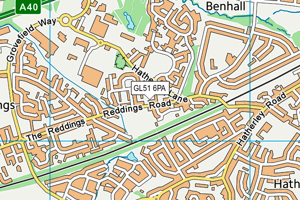 GL51 6PA map - OS VectorMap District (Ordnance Survey) GL51 6PA map - OS VectorMap District (Ordnance Survey)