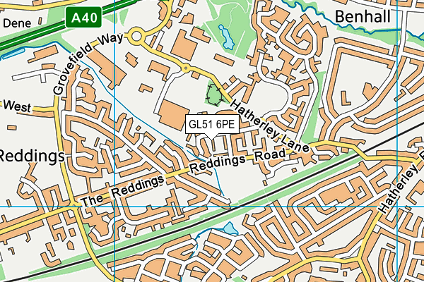 GL51 6PE map - OS VectorMap District (Ordnance Survey) GL51 6PE map - OS VectorMap District (Ordnance Survey)