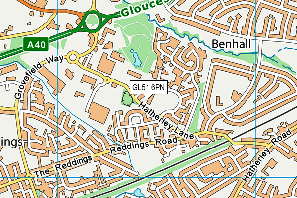 GL51 6PN map - OS VectorMap District (Ordnance Survey) GL51 6PN map - OS VectorMap District (Ordnance Survey)