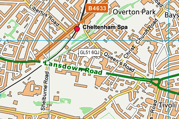 GL51 6QJ map - OS VectorMap District (Ordnance Survey) GL51 6QJ map - OS VectorMap District (Ordnance Survey)