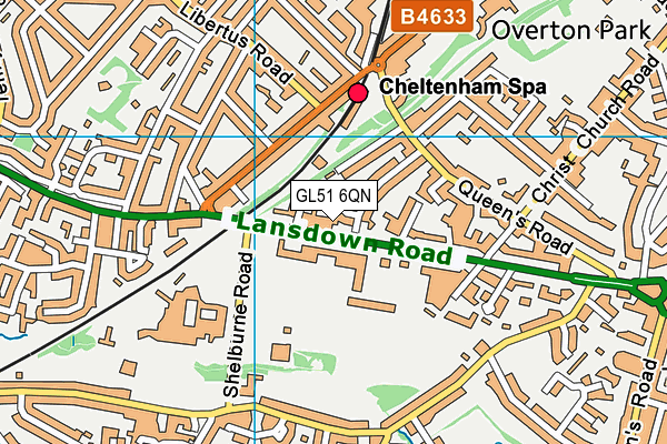 GL51 6QN map - OS VectorMap District (Ordnance Survey) GL51 6QN map - OS VectorMap District (Ordnance Survey)