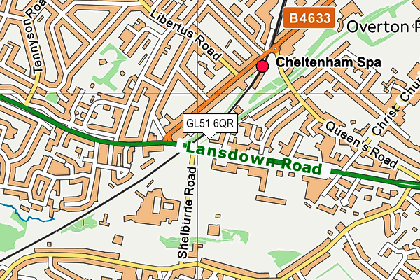 GL51 6QR map - OS VectorMap District (Ordnance Survey) GL51 6QR map - OS VectorMap District (Ordnance Survey)