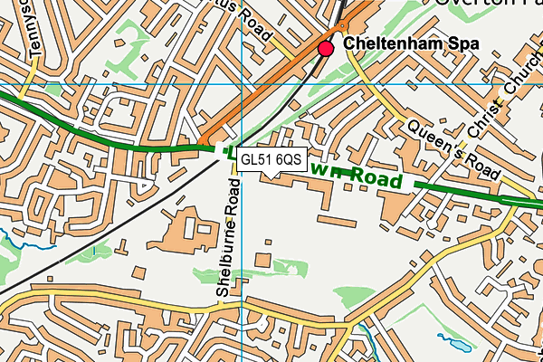 GL51 6QS map - OS VectorMap District (Ordnance Survey) GL51 6QS map - OS VectorMap District (Ordnance Survey)