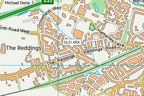 GL51 6RA map - OS VectorMap District (Ordnance Survey) GL51 6RA map - OS VectorMap District (Ordnance Survey)