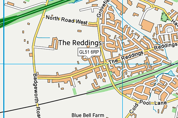 GL51 6RP map - OS VectorMap District (Ordnance Survey) GL51 6RP map - OS VectorMap District (Ordnance Survey)
