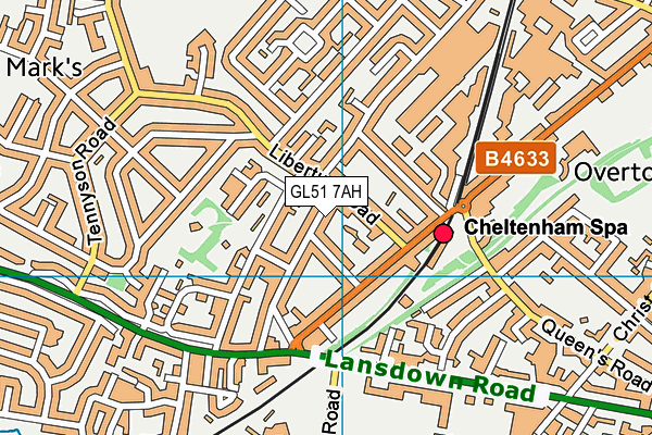 GL51 7AH map - OS VectorMap District (Ordnance Survey) GL51 7AH map - OS VectorMap District (Ordnance Survey)