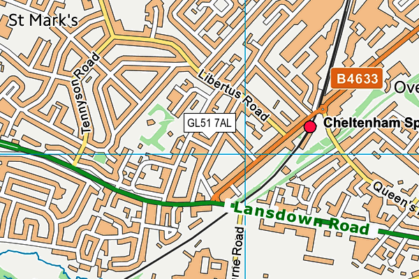 GL51 7AL map - OS VectorMap District (Ordnance Survey) GL51 7AL map - OS VectorMap District (Ordnance Survey)