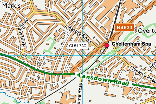 GL51 7AQ map - OS VectorMap District (Ordnance Survey) GL51 7AQ map - OS VectorMap District (Ordnance Survey)