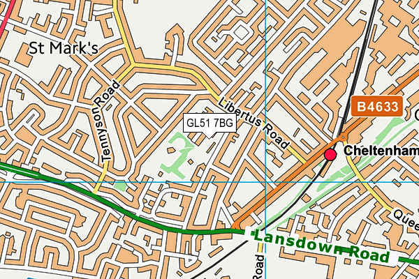 GL51 7BG map - OS VectorMap District (Ordnance Survey) GL51 7BG map - OS VectorMap District (Ordnance Survey)
