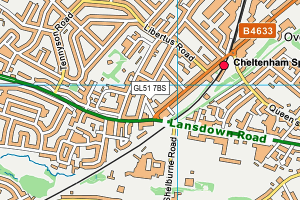 GL51 7BS map - OS VectorMap District (Ordnance Survey) GL51 7BS map - OS VectorMap District (Ordnance Survey)