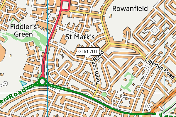 GL51 7DT map - OS VectorMap District (Ordnance Survey) GL51 7DT map - OS VectorMap District (Ordnance Survey)