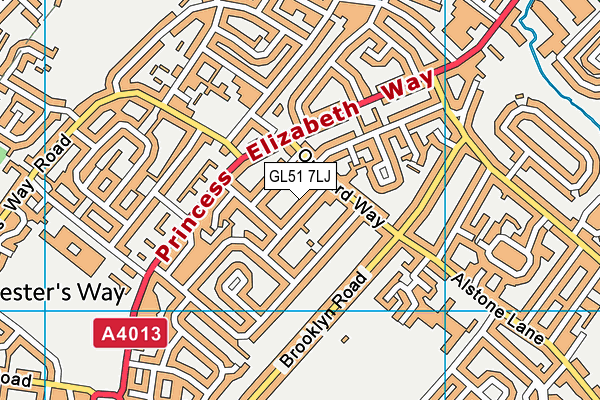 GL51 7LJ map - OS VectorMap District (Ordnance Survey) GL51 7LJ map - OS VectorMap District (Ordnance Survey)