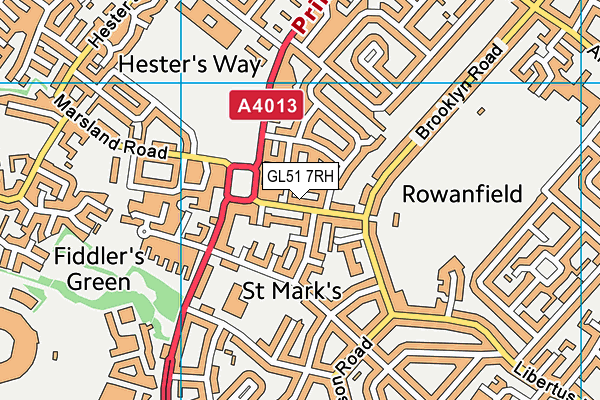 GL51 7RH map - OS VectorMap District (Ordnance Survey) GL51 7RH map - OS VectorMap District (Ordnance Survey)