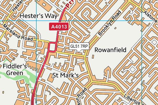 GL51 7RP map - OS VectorMap District (Ordnance Survey) GL51 7RP map - OS VectorMap District (Ordnance Survey)