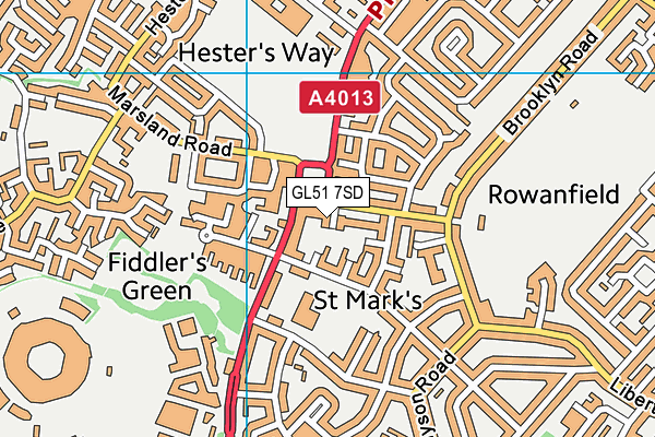 GL51 7SD map - OS VectorMap District (Ordnance Survey) GL51 7SD map - OS VectorMap District (Ordnance Survey)