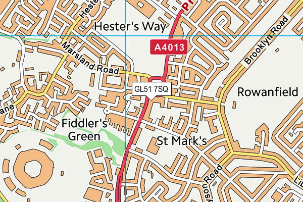 GL51 7SQ map - OS VectorMap District (Ordnance Survey) GL51 7SQ map - OS VectorMap District (Ordnance Survey)