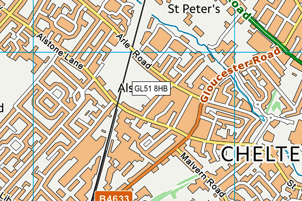 GL51 8HB map - OS VectorMap District (Ordnance Survey) GL51 8HB map - OS VectorMap District (Ordnance Survey)