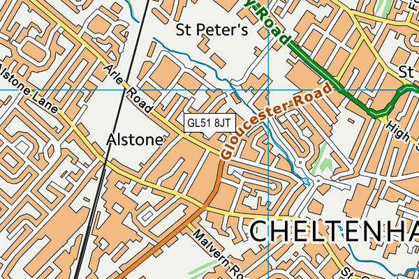 GL51 8JT map - OS VectorMap District (Ordnance Survey) GL51 8JT map - OS VectorMap District (Ordnance Survey)