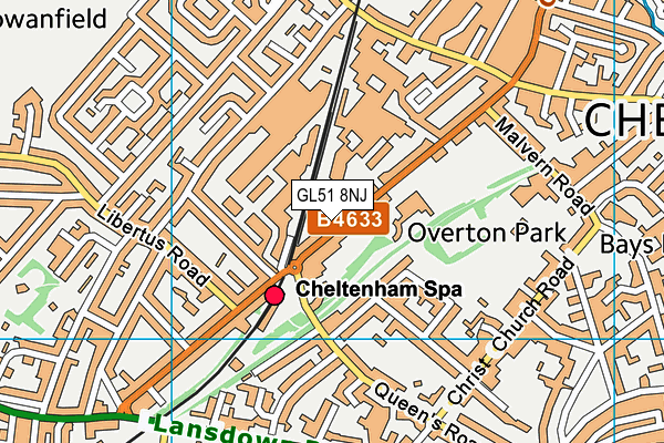 GL51 8NJ map - OS VectorMap District (Ordnance Survey) GL51 8NJ map - OS VectorMap District (Ordnance Survey)