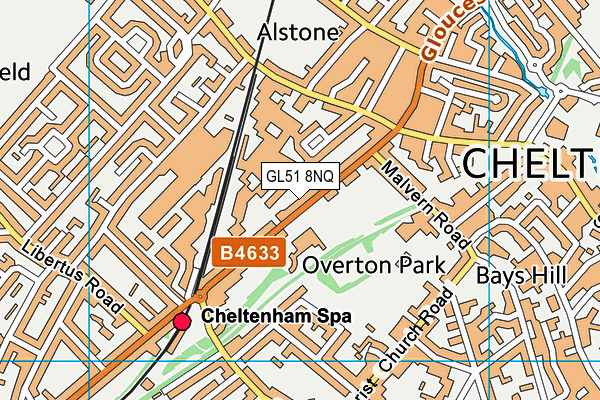 GL51 8NQ map - OS VectorMap District (Ordnance Survey) GL51 8NQ map - OS VectorMap District (Ordnance Survey)