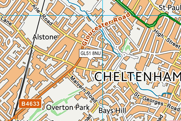 GL51 8NU map - OS VectorMap District (Ordnance Survey) GL51 8NU map - OS VectorMap District (Ordnance Survey)