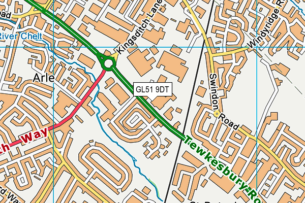 GL51 9DT map - OS VectorMap District (Ordnance Survey) GL51 9DT map - OS VectorMap District (Ordnance Survey)