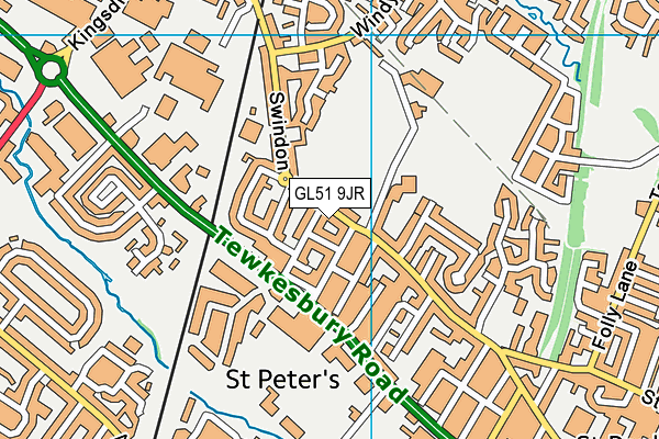 GL51 9JR map - OS VectorMap District (Ordnance Survey) GL51 9JR map - OS VectorMap District (Ordnance Survey)