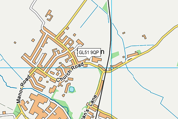 GL51 9QP map - OS VectorMap District (Ordnance Survey) GL51 9QP map - OS VectorMap District (Ordnance Survey)