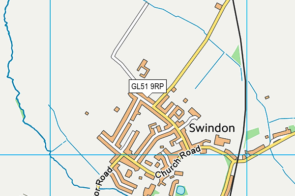GL51 9RP map - OS VectorMap District (Ordnance Survey) GL51 9RP map - OS VectorMap District (Ordnance Survey)