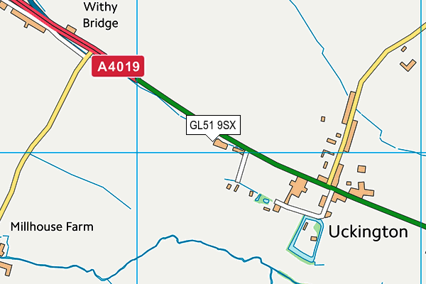 GL51 9SX map - OS VectorMap District (Ordnance Survey) GL51 9SX map - OS VectorMap District (Ordnance Survey)