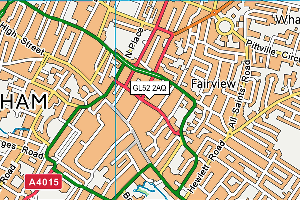 GL52 2AQ map - OS VectorMap District (Ordnance Survey) GL52 2AQ map - OS VectorMap District (Ordnance Survey)