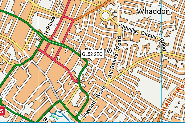 GL52 2EQ map - OS VectorMap District (Ordnance Survey) GL52 2EQ map - OS VectorMap District (Ordnance Survey)