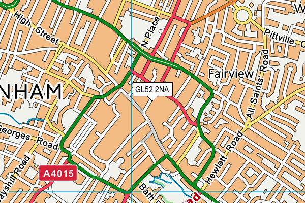 GL52 2NA map - OS VectorMap District (Ordnance Survey) GL52 2NA map - OS VectorMap District (Ordnance Survey)